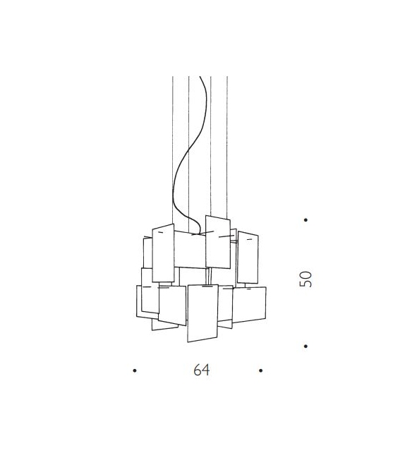 1000 Karat Blau Ingo Maurer Pendant Lamp