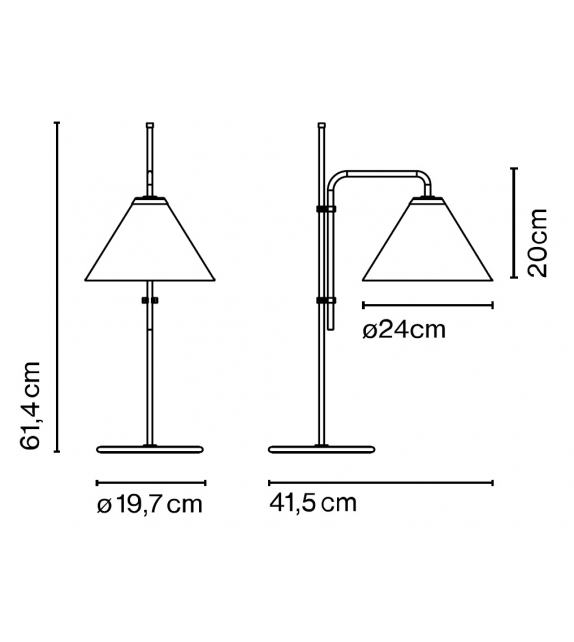 Funiculì S Fabric Marset Lámpara de Mesa