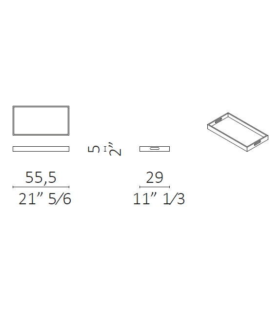 Asola Ceccotti Collezioni Tray