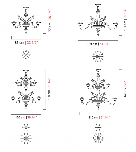 Agadir Barovier & Toso Leuchter