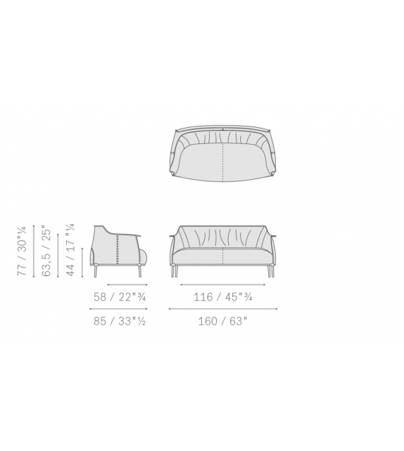 Archibald Poltrona Frau Sofa