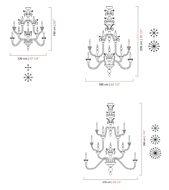 4607 Barovier & Toso Candelabro