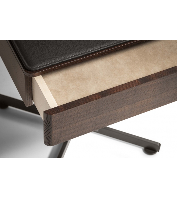 Bob Poltrona Frau Small Table with Drawer