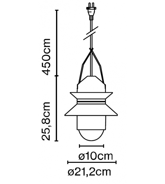 Santorini Marset Lampada a Sospensione