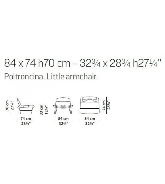 Hakuna Matata Outdoor Baxter Kleiner Sessel