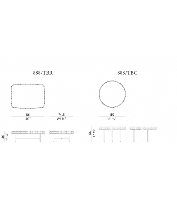 Ropu Potocco Coffee Table