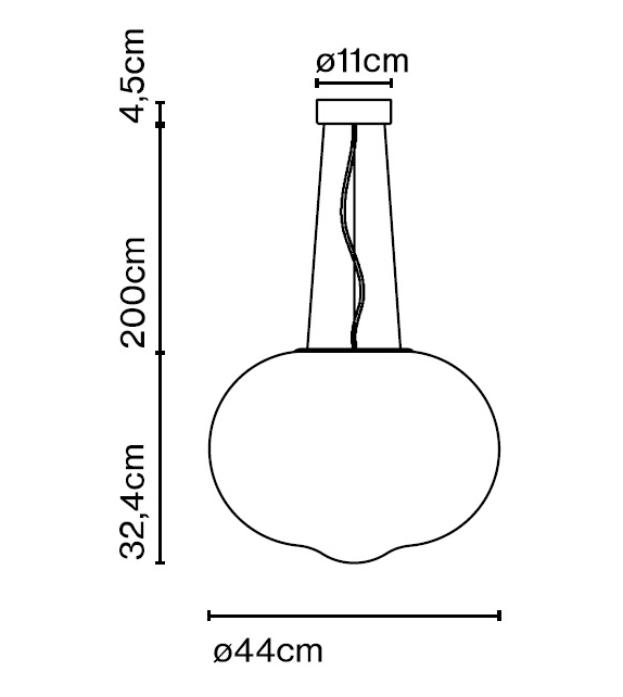 Hazy Day 44 Marset Suspension Lamp