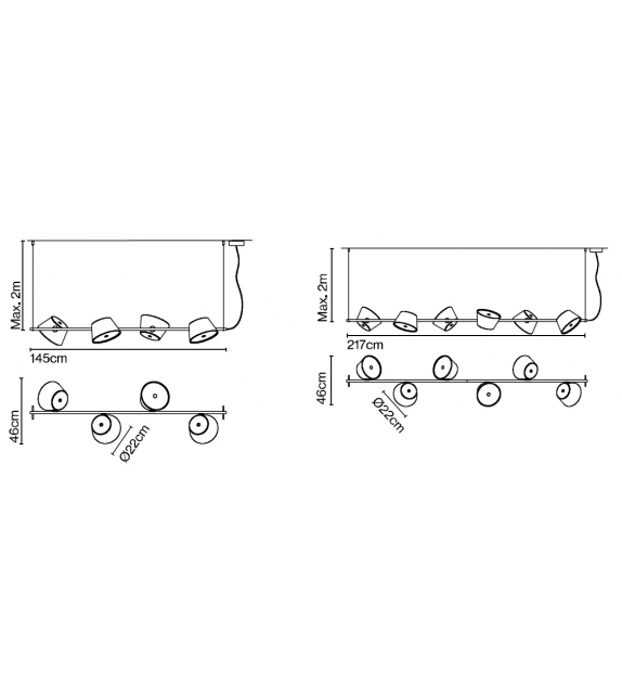 Tam Tam 4-6 Marset Suspension