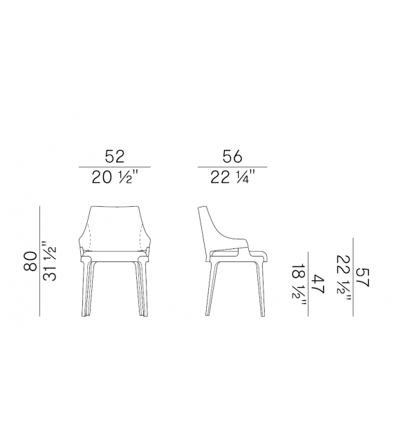 Velis Dining Potocco Stuhl