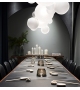 Bolle Frosted Circular Chandelier Giopato & Coombes Lustre