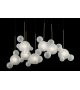 Bolle Frosted Zigzag Chandelier Giopato & Coombes Lustre