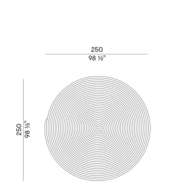 Clue Round Potocco Rug