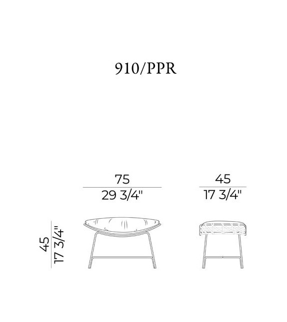Cut Potocco Poggiapiedi