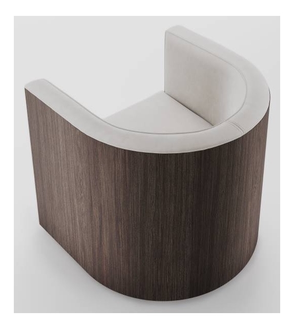 Confident Wood Living Divani Poltroncina