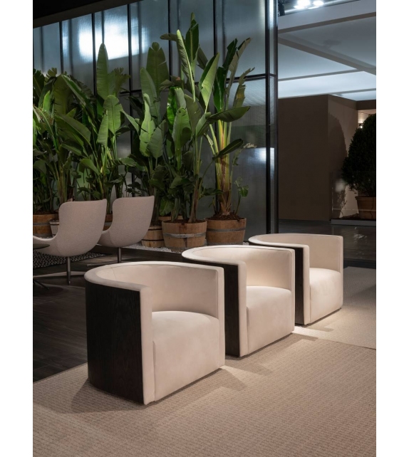 Confident Wood Living Divani Armchair