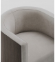Confident Wood Living Divani Armchair