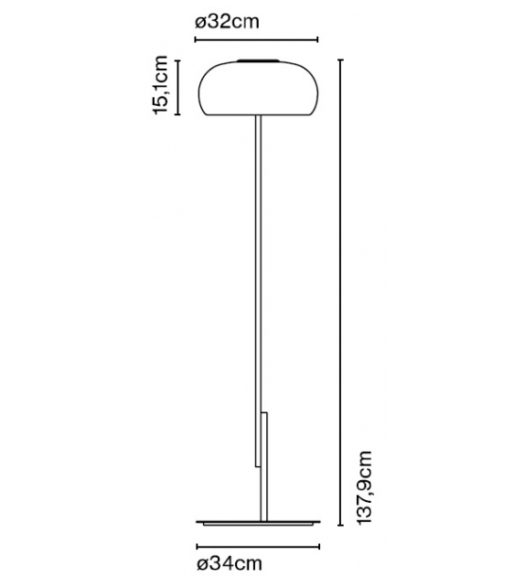 Vetra P Marset Floor Lamp