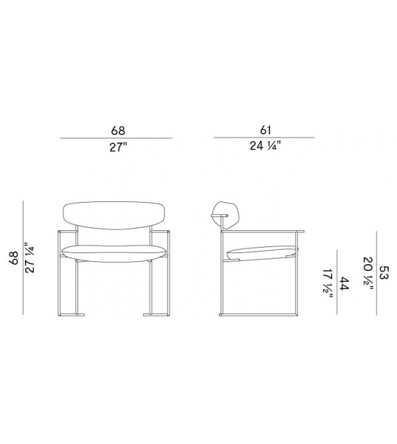 Keel Outdoor Potocco Armchair