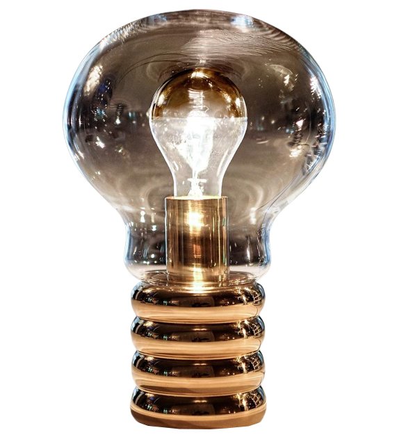 Bulb Brass Ingo Maurer Lámpara de Mesa