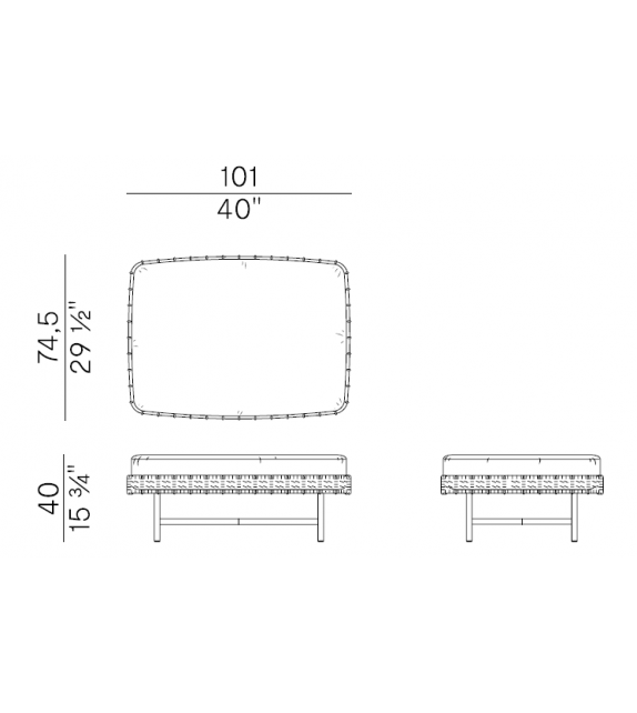 Ropu Outdoor Potocco Pouf