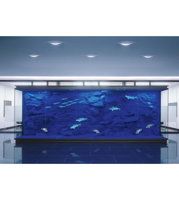 Schlitz Up LED Ingo Maurer Lampada da Soffitto