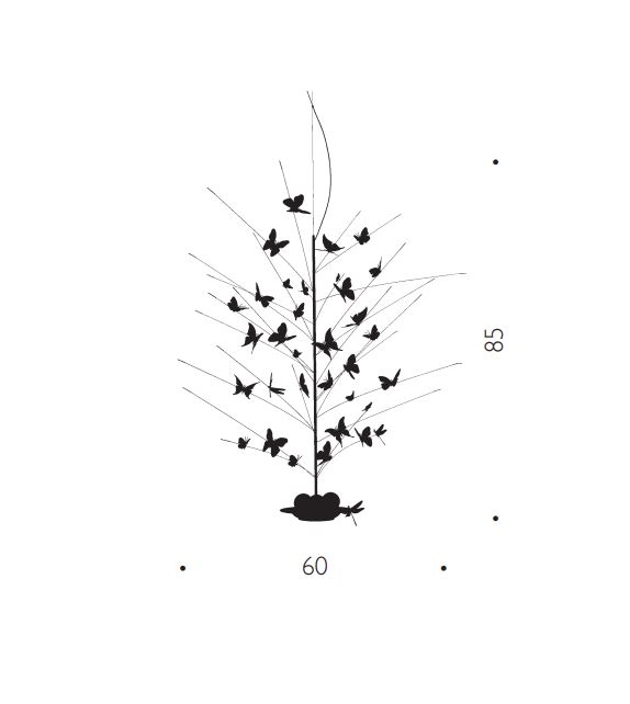 La Festa delle Farfalle Ingo Maurer Pendelleuchte