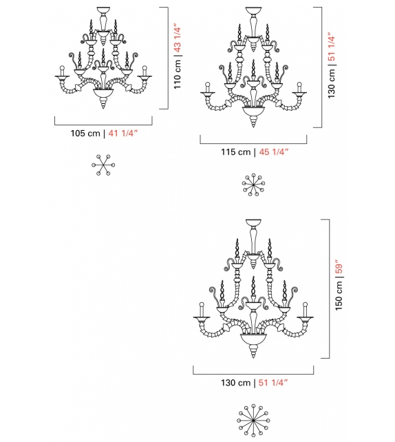 Dhamar Barovier & Toso Chandelier