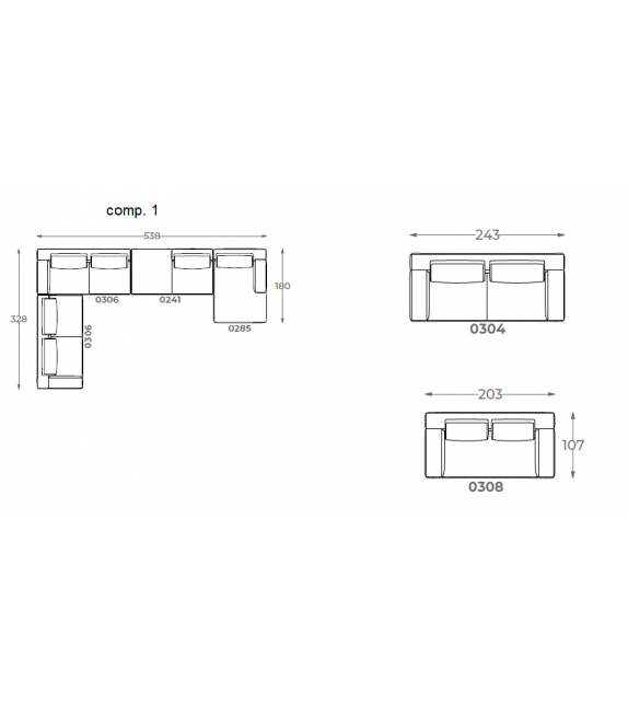 Rio Ferri 1956 Canapé