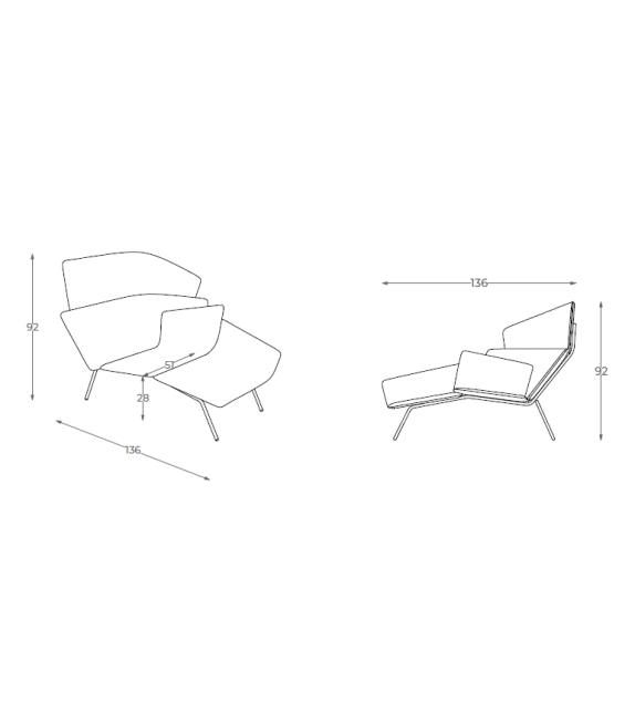 Chaise Longue Blade Ferri 1956