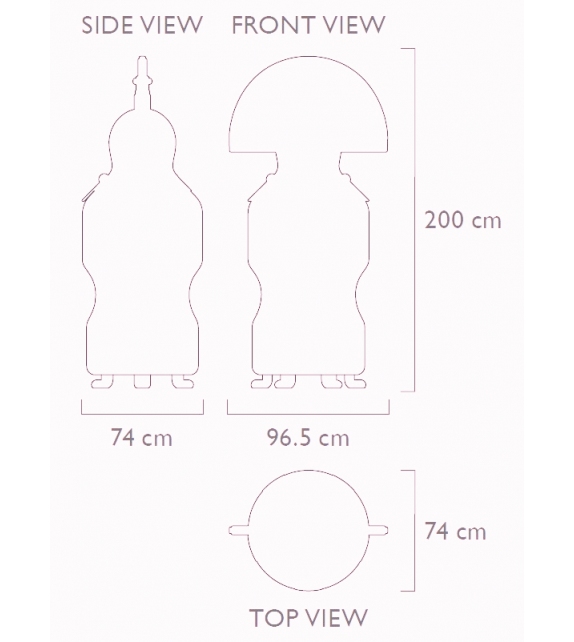 Chhau Donna Scarlet Splendour Kommode