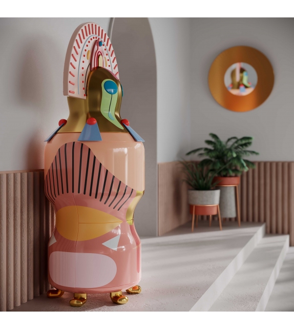 Chhau Donna Scarlet Splendour Cabinet