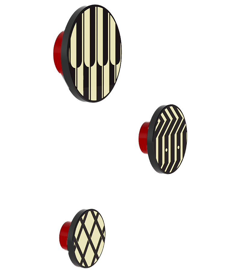 Otello Scarlet Splendour Coat Rack