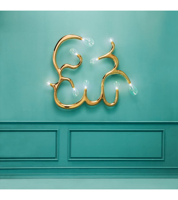 The Nine Bulb Scarlet Splendour Applique