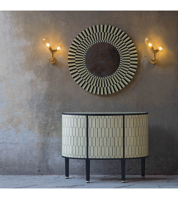 The Double Bulb Scarlet Splendour Lámpara De Pared