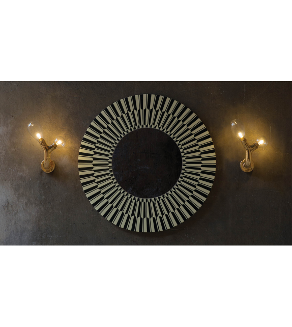 The Double Bulb Scarlet Splendour Lampada Da Parete