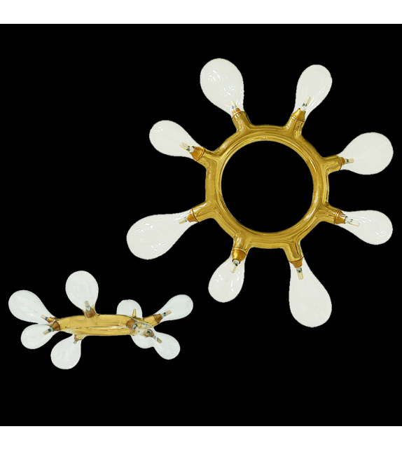 The Eight Bulb Scarlet Splendour Candelabro