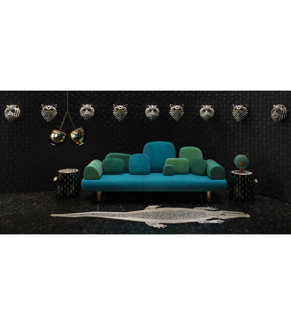 Forest Green Scarlet Splendour Sofá