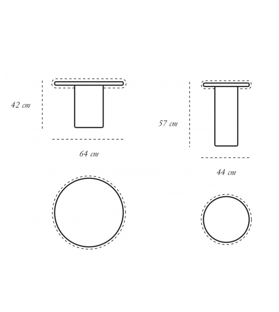 Coronum Caped Scarlet Splendour Tavolino