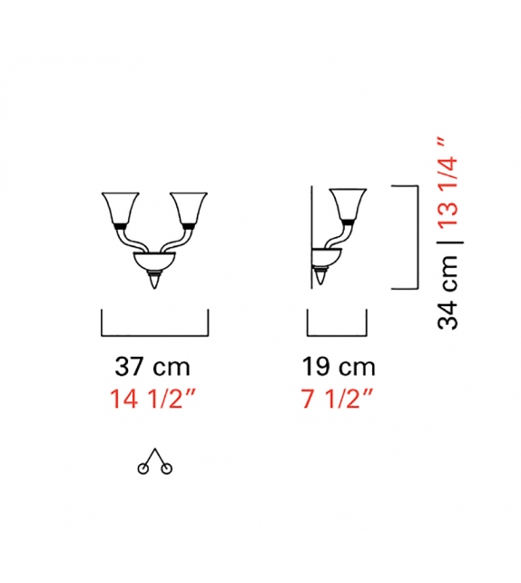 Degas Barovier&Toso Wall Lamp