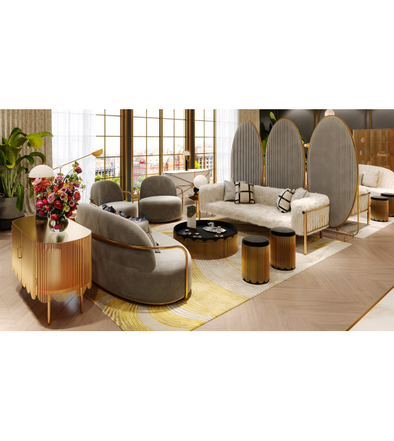 Strings Scarlet Splendour Credenza