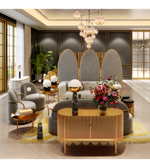 Strings Scarlet Splendour Credenza