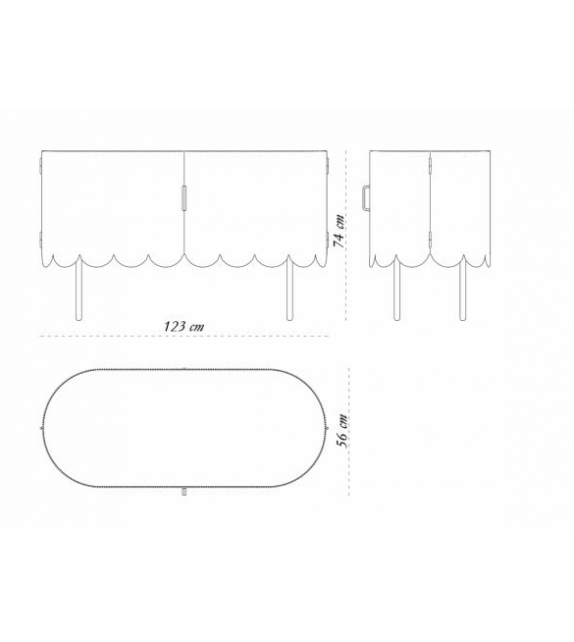 Strings Scarlet Splendour Credenza