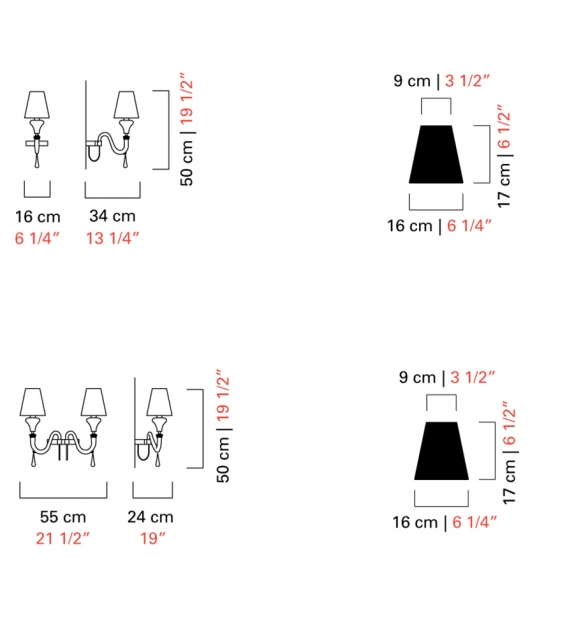 Domo Maryland Barovier&Toso Lámpara De Pared