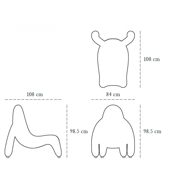 Gorilla Scarlet Splendour Chair