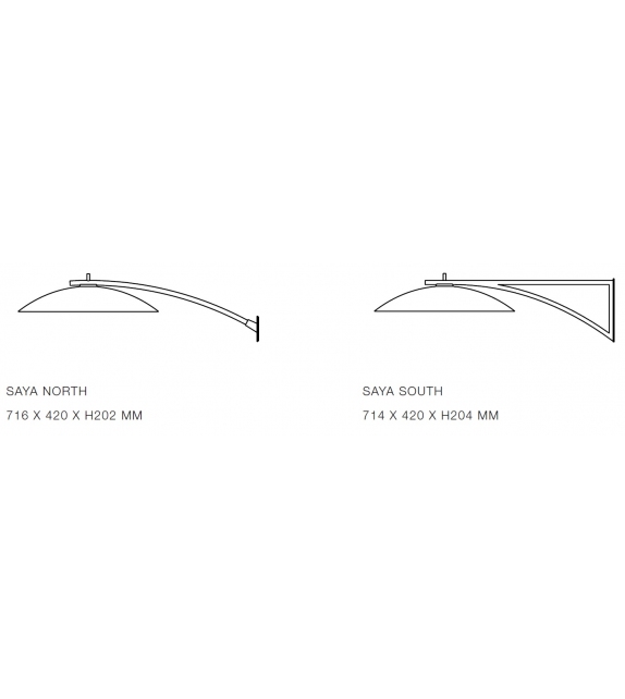 Saya Rakumba Wall Lamp