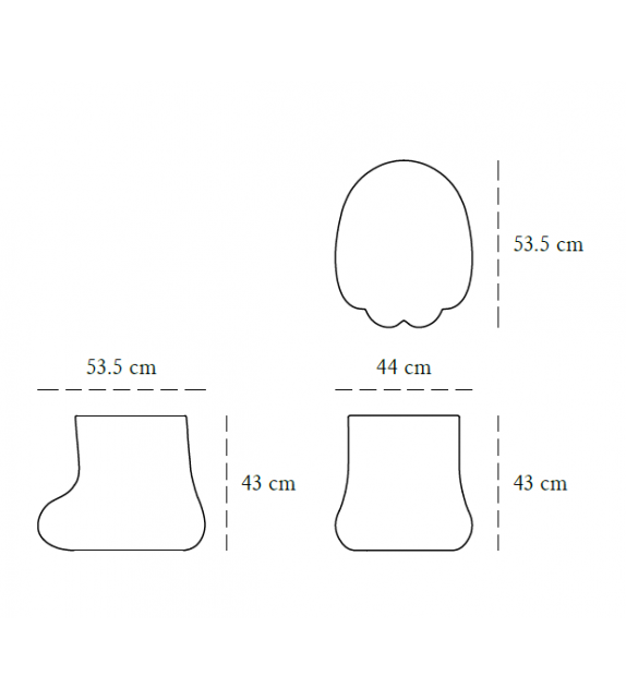 Paw Scarlet Splendour Sgabello