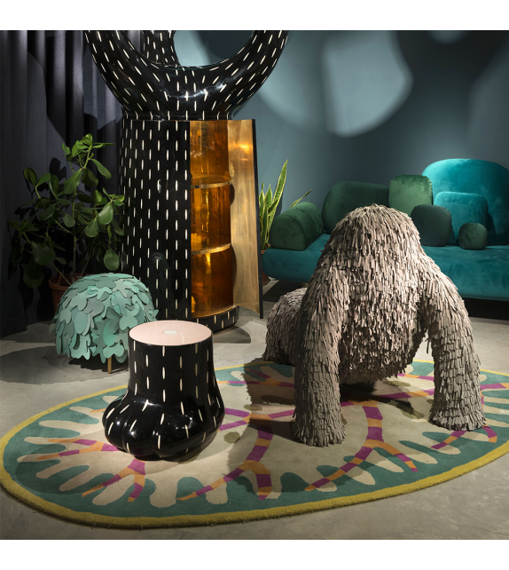 Paw Scarlet Splendour Hocker