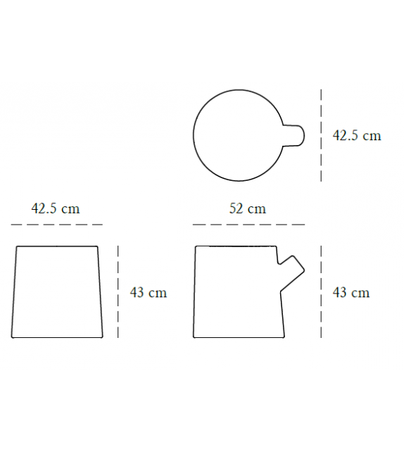 Log Scarlet Splendour Stool