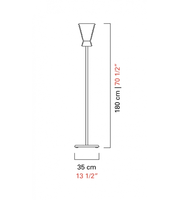Ercole Barovier&Toso Lampadaire