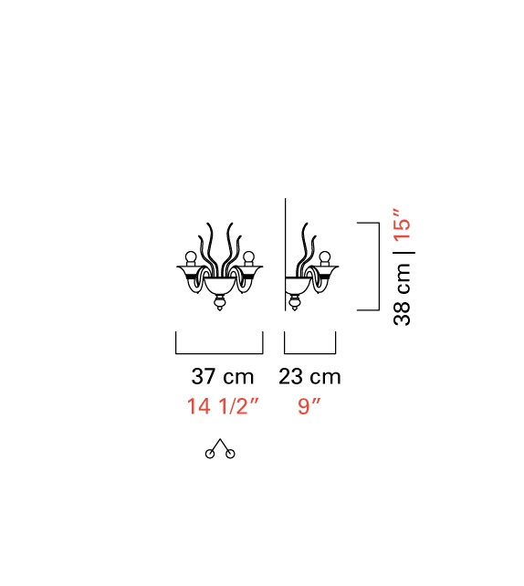 Fauve Barovier&Toso Applique